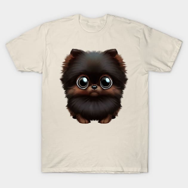 The Pomeranian Pal T-Shirt by Art By Mojo